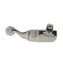 C. Letchworth Stainless Steel Spurs Men's 1 1/4" Band Cloverleaf Rowel