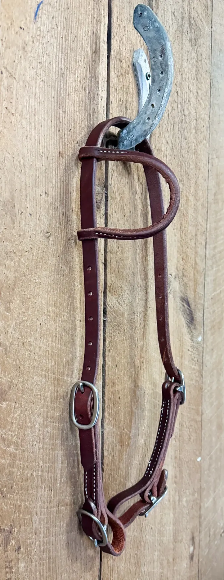 Herman Oak Single Ear Buckle Headstall