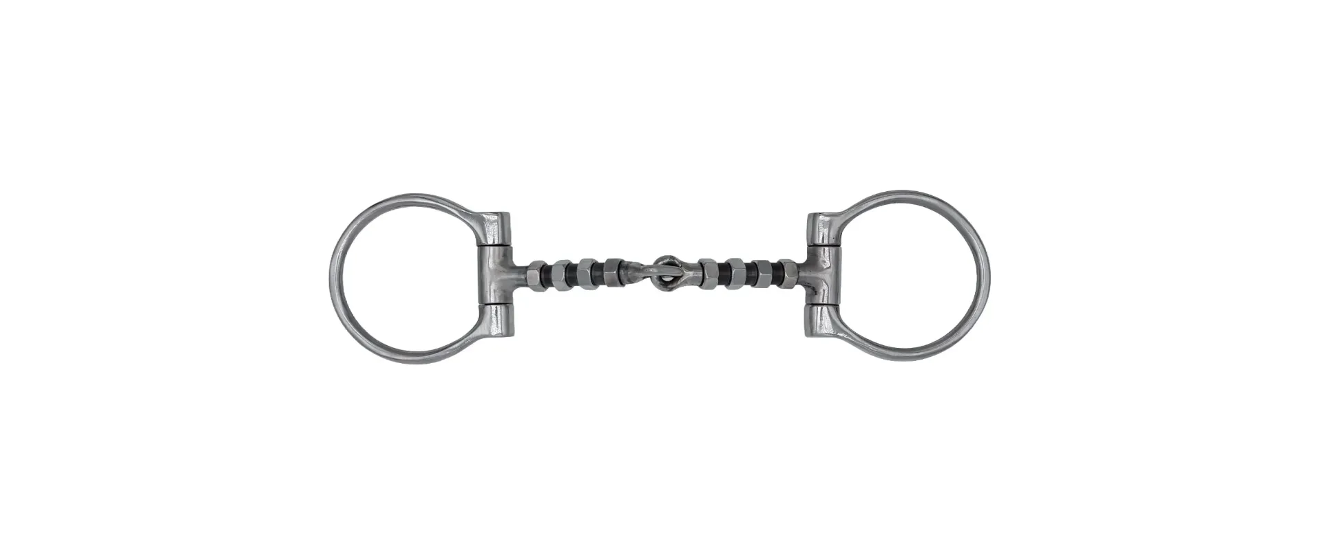 Western D-Ring Locking Nut Snaffle